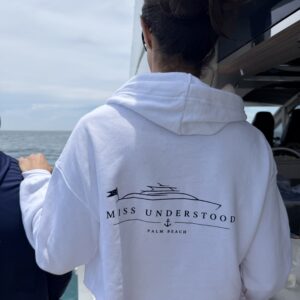 Palm Beach Cropped Hoodie - Image 4