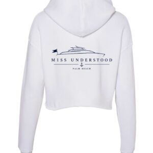 Palm Beach Cropped Hoodie